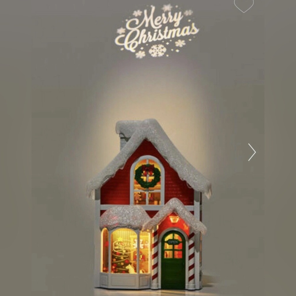 Bath & Body Works Christmas Santa House Projector Light Up Wallflower Plug